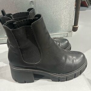 Madden Girl Black Ankle Booties